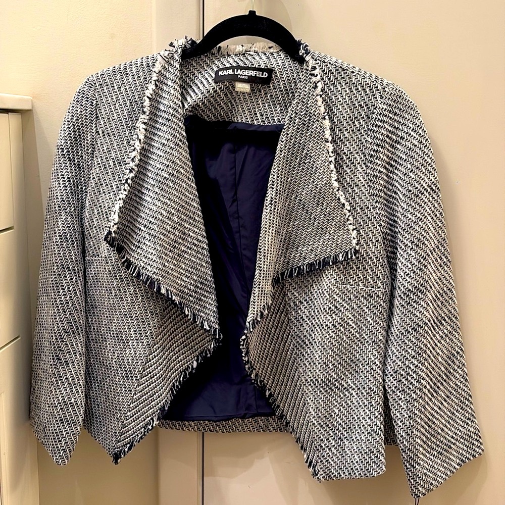 Never worn Karl Lagerfeld light blazer jacket